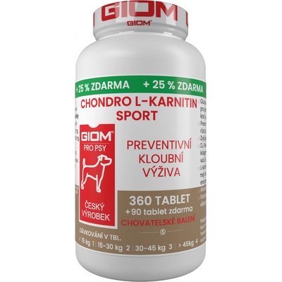 Giom Chondro L-karnitin Sport 360 tbl