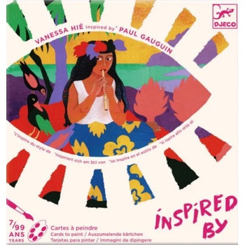 DJECO Комплект за рисуване Djeco - Вдъхнови се от Paul Gauguin (DJ09372)