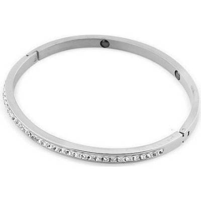 Prosperk náramek ocelový Swarovski krystalky S1262