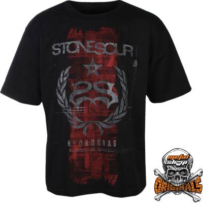 мъжка тениска Stone Sour - Box pak Tracklist - Solid Black - METALSHOP ORIGINALS - 23328