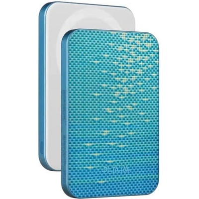 PITAKA Magsafe Външна Батерия, Pitaka Aramid Magnetic 5000mAh Qi2 Lucid Blue, Син (PBQ2507)
