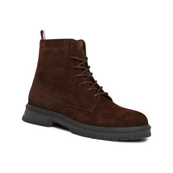 Tommy Hilfiger HILFIGER CORE SUEDE BOOT pánske tmavomodrá FM0FM04674