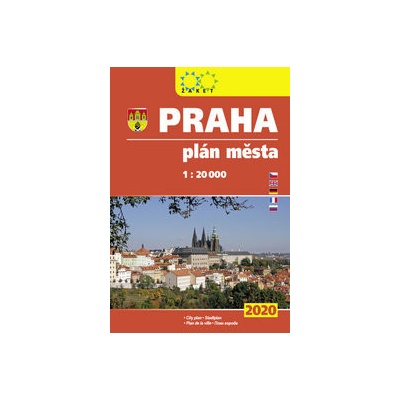 Praha plán města 1:20T knižní 2020