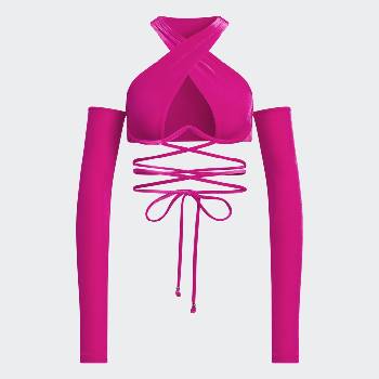 Adidas Women's Bikini Top - Pink