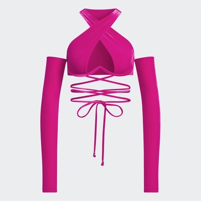 Adidas Women's Bikini Top - Pink