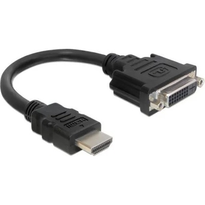 Delock HDMI-DVI 24+1 M/F 20cm 65327