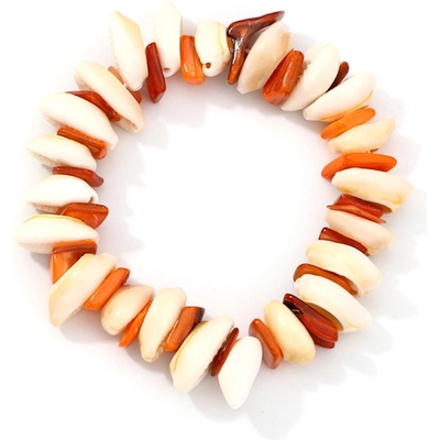 Amparo Miranda Náramok Shell Orange AT325