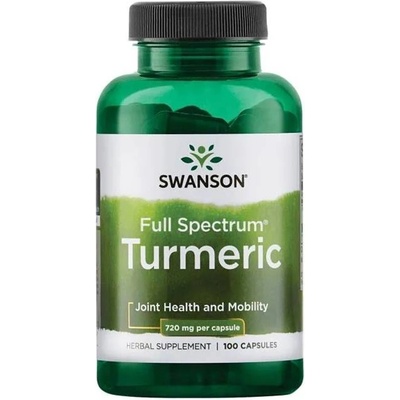 Swanson Turmeric, 720 mg, 100 капсули, Swanson (SW940)