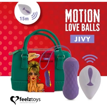 FeelzToys Вибриращи вагинални топчета с движение нагоре-надолу Jivy
