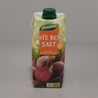 DENNREE Bio Šťava z červenej repy 0,5 l