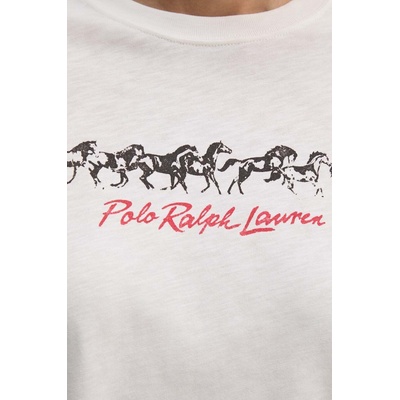 Ralph Lauren Памучна тениска Polo Ralph Lauren в бежово 211941186 (211941186)