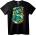 NOONEBRAND Тениска Вино Идвам Чудовище - 2XL, Black