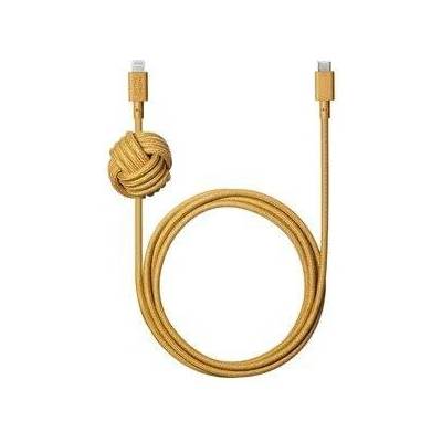 Native Union N-CL-KFT-NP USB-C – Lightning 3m žlutý