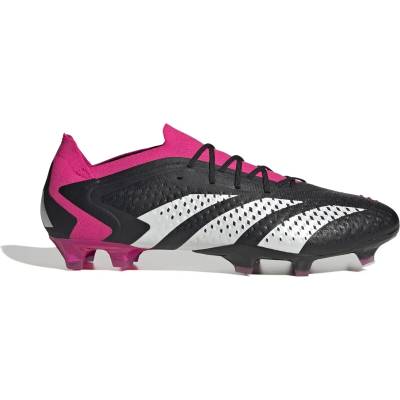 Adidas Футболни бутонки Adidas Predator 1 Elite Low Firm Ground Football Boots - Black/Wht/Pink