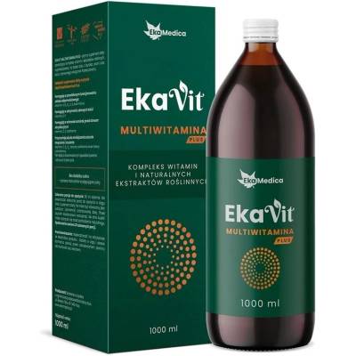 EkaMedica EkaVit Течен мултивитамин с каму-каму и горчив портокал, 1000 ml, EkaMedica (522713 EK)