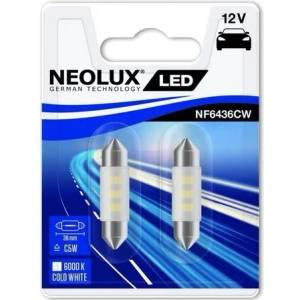 NEOLUX - Festoon 41mm - C5W / 6000K - NF6441CW (7353) - комплект 2бр (NF6441CW)