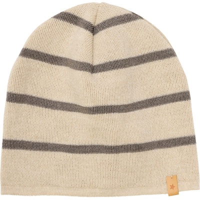 Huttelihut Детска зимна шапка (beanie) Huttelihut Kid's Beanie Stripe Wool Knit Beanie - Brown Melange - размер 50 cm (904-2173-0312)