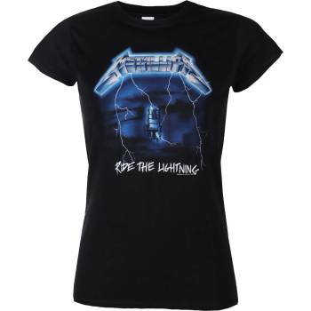 Image 1 of Plastic head дамска тениска metallica - ride the lightning tracks - black - plastic head - phdmtlgsbrid