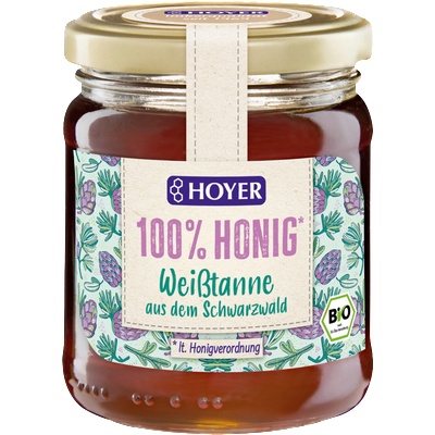 HOYER Био мед от сребърна ела - 250 г