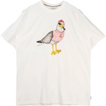 LAKOR Мъжка тениска LAKOR Seaborn Seagull T-Shirt - Star White - размер M (216-7686-0112)