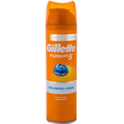 Gillette Fusion5 Ultra Sensitive + Cooling пяна за бръснене за много чувствителна кожа 200 ml за мъже