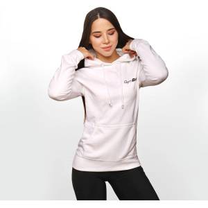 GymBeam Дамски суичър PRO White XL