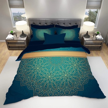 Image 1 of Спално бельо Mandala Boho 3D дизайн