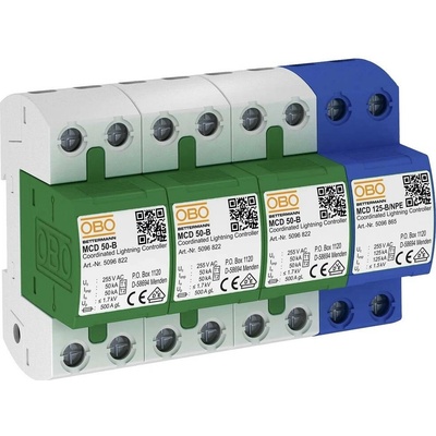 OBO Bettermann 5096879 MCD 50-B 3+1 zvodič prepätia 125 kA 1 ks