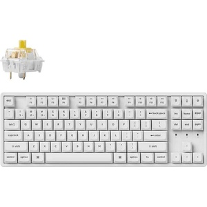 Keychron K8 Pro White QMK/VIA TKL K Pro Brown Switch (K8P-Q4) Клавиатури