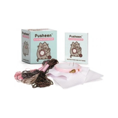 Running Press Pusheen: A Cross-Stitch Kit | Claire Belton
