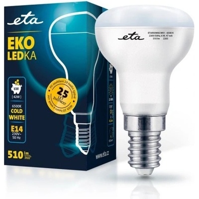 ETA EKO LEDka reflektor 6W, E14, studená bílá ETAR50W6CW01