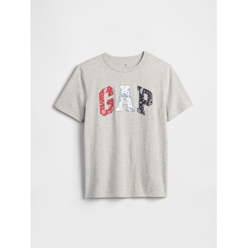 GAP Детска тениска с американско лого GAP GAP | Siv | Момчешки | 104/110