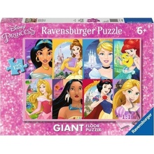 Ravensburger podłogowe Księżniczki. Disney Princess 097890 125 dielov