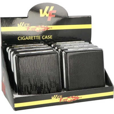 KRCZ cigaretové pouzdro pu black 20 cigaret – Zboží Mobilmania