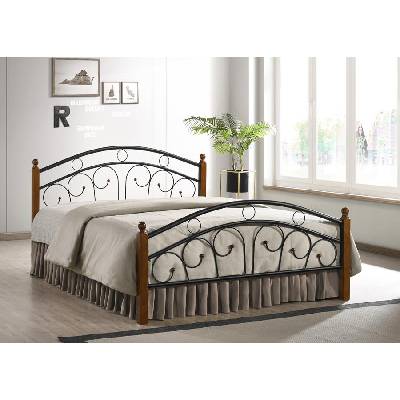 Bogdan Furniture Europe Спалня Мебели Богдан модел 4-MIlano BM, размер: 164 / 208 / 112 см, цвят: тъмен орех/черен