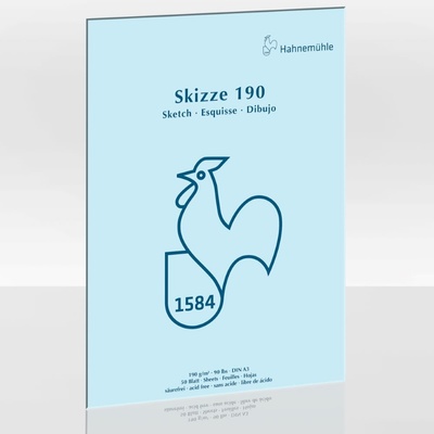 Hahnemühle FineArt GmbH 1584 skicár A4 190 GR M2 50 listov
