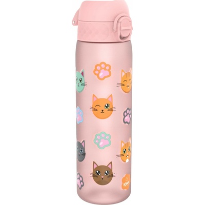 Ion8 fľaša na pitie mačky ružový 500 ml