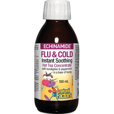 Natural Factors Echinamide Flu & Cold Сироп при настинка, 150 ml, Natural Factors