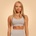 GymBeam BeastPink Спортен сутиен Sense Grey XS