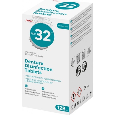 Dr.Max PRO32 Denture Disinfection Tablets 128 tablet