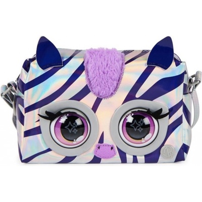 Spin Master Purse Pets interaktivní kabelka metalická