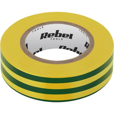 Rebel Izolační páska 0,13 mm x 19 mm x 20 yd žluto-zelená