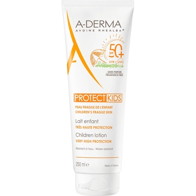 A-DERMA Protect Мляко за деца Kids, SPF50+, 250 ml