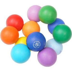 Manhattan Toy Бебешка дървена дрънкалка Manhattan Toy - Classic Baby Beads (SMT210670)