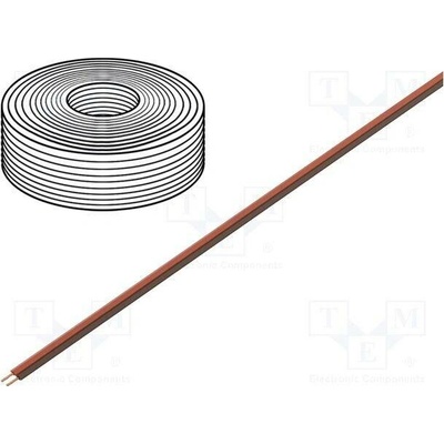 Donau 218-08 2x0,14mm² hnědá,červená 5 m