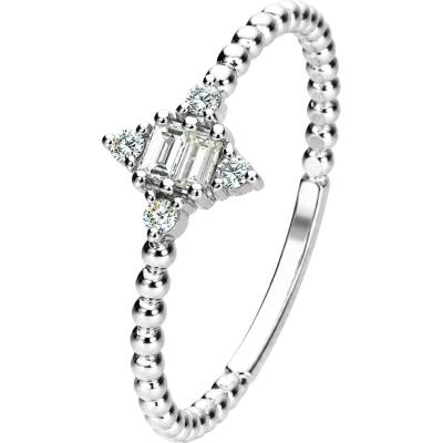 Zlaton Prsten bílé zlato s diamanty N03082603561