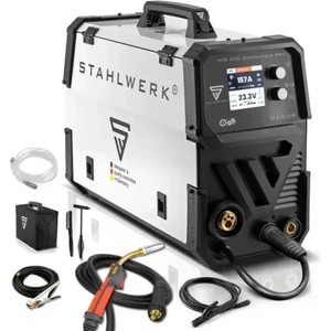 STAHLWERK Заваръчен апарат - електрожен STAHLWERK MIG/MAG 200 double pulse Pro + AK25/MB25/ 50 -200A (1220) Заваръчен апарат