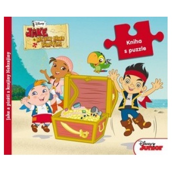 Jake a piráti z krajiny Nekrajiny Kniha s puzzle