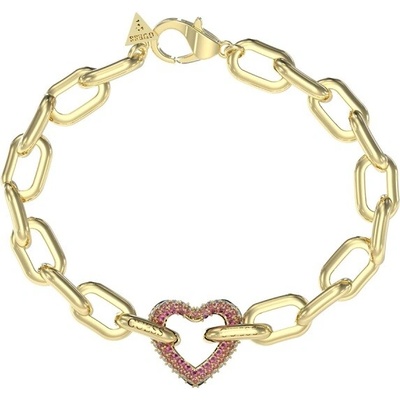 Guess pozlacený Srdce Beloved JUBB05005JWYGPK