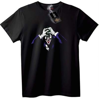 NOONEBRAND Тениска Joker - Dark Knight Дизайн - 2XL, Black